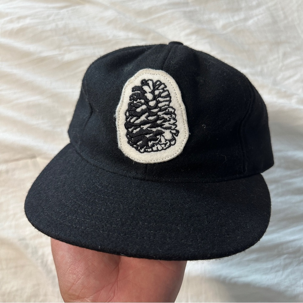 Ebbets Field Flannels Black Pine Workshop Seattle Adj Hat